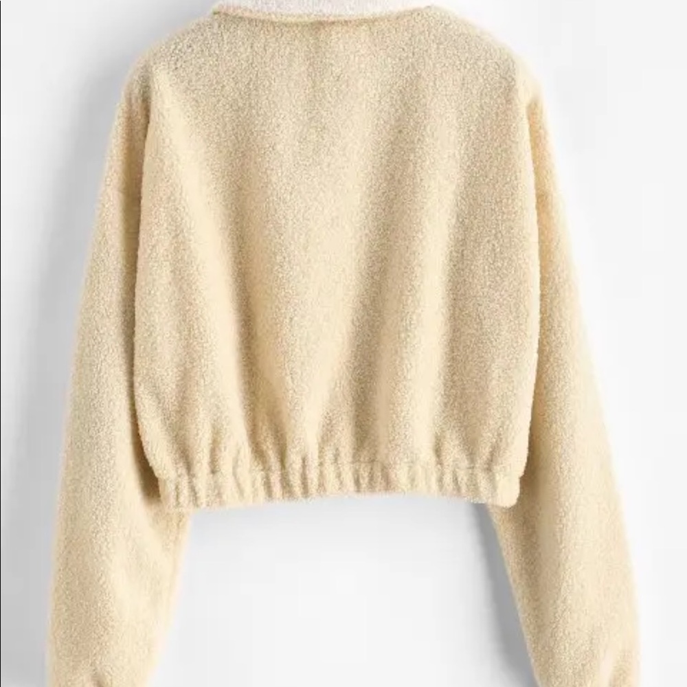 Crop top long sleeve shirt